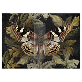 Butterfly Conservatory Tales A1 Decoupage Paper by Redesign With Prima | 23.4” x 33.1” | Collage Chronicles 2 Collection