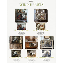 Serenading Spirit A1 Decoupage Paper by Redesign With Prima | 23.4” x 33.1” | Wild Hearts Collection