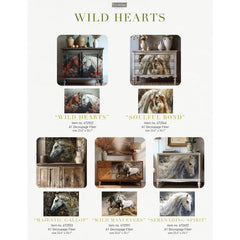 Wild Hearts A1 Decoupage Paper by Redesign With Prima | 23.4” x 33.1” | Wild Hearts Collection