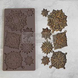 Dazzling Ornates Decor Mould by Redesign With Prima | 5" x 10" x 8mm | Christmas Collection