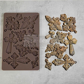 Holy Harmony Decor Mould by Redesign With Prima | 5" x 8" x 8mm | Christmas Collection