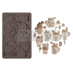 Cheerful Cups Mould by Redesign With Prima | 5" x 8" x 8mm | Holiday Magic Collection