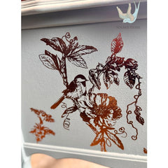 Decor Transfer | Bird Watching | Copper Foil | Redesign