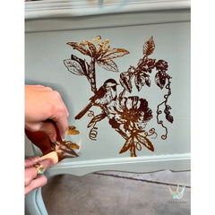 Decor Transfer | Bird Watching | Copper Foil | Redesign