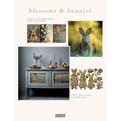 Blossom Bunnies Middy Furniture Transfer by Redesign With Prima | 8.5” x 11” | Blossoms & Bunnies Collection