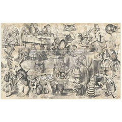 Dreaming in Wonderland Decoupage Tissue Paper by Redesign With Prima | 19” x 30” | Lost in Wonderland Collection