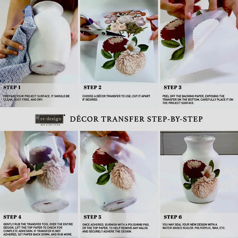 How to apply Décor Transfers