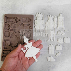 Decor Mould | Wooden Nutcracker | Redesign With Prima | 5" x 8" x 8mm