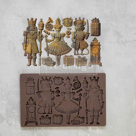 Decor Mould | Wooden Nutcracker | Redesign With Prima | 5" x 8" x 8mm