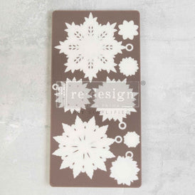Papercraft Charms Decor Mould by Redesign With Prima | 5" x 10" x 8mm | Christmas Collection