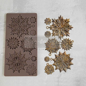 Papercraft Charms Decor Mould by Redesign With Prima | 5" x 10" x 8mm | Christmas Collection