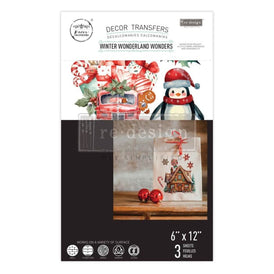 Winter Wonderland Wonders Small Furniture Transfer by Redesign With Prima | 6” x 12” | Christmas Collection