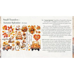 Autumn Splendour Small Furniture Transfer by Redesign With Prima | 6” x 12” | Rustic Harvest Collection