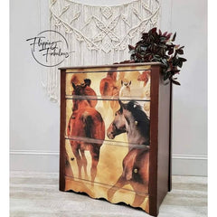 Herd of Horses Decoupage Paper by MINT by Michelle