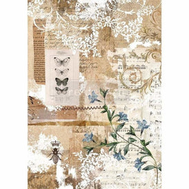 Decoupage Rice Paper - Botanical Sonata |Redesign With Prima | 11.5” x 16.25”