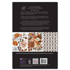 Classic Peach | Redesign With Prima | 8.5” x 11” | Middy Transfers, Floral Furniture, Furniture Transfers, Flower Decal, Autumn Transfers