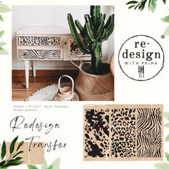 NEW Prima Transfer | Animal Patterns | Redesign With Prima | 6” x 12”
